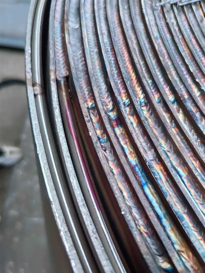 SPIRAL PLATE HEAT EXCHANGER WELDING SPIRAL PLATE HEAT EXCHANGER WELDING