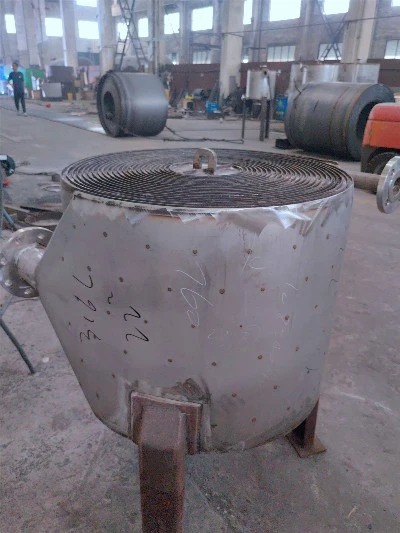 SPIRAL PLATE HEAT EXCHANGER READY FOR COATING SPIRAL PLATE HEAT EXCHANGER READY FOR COATING
