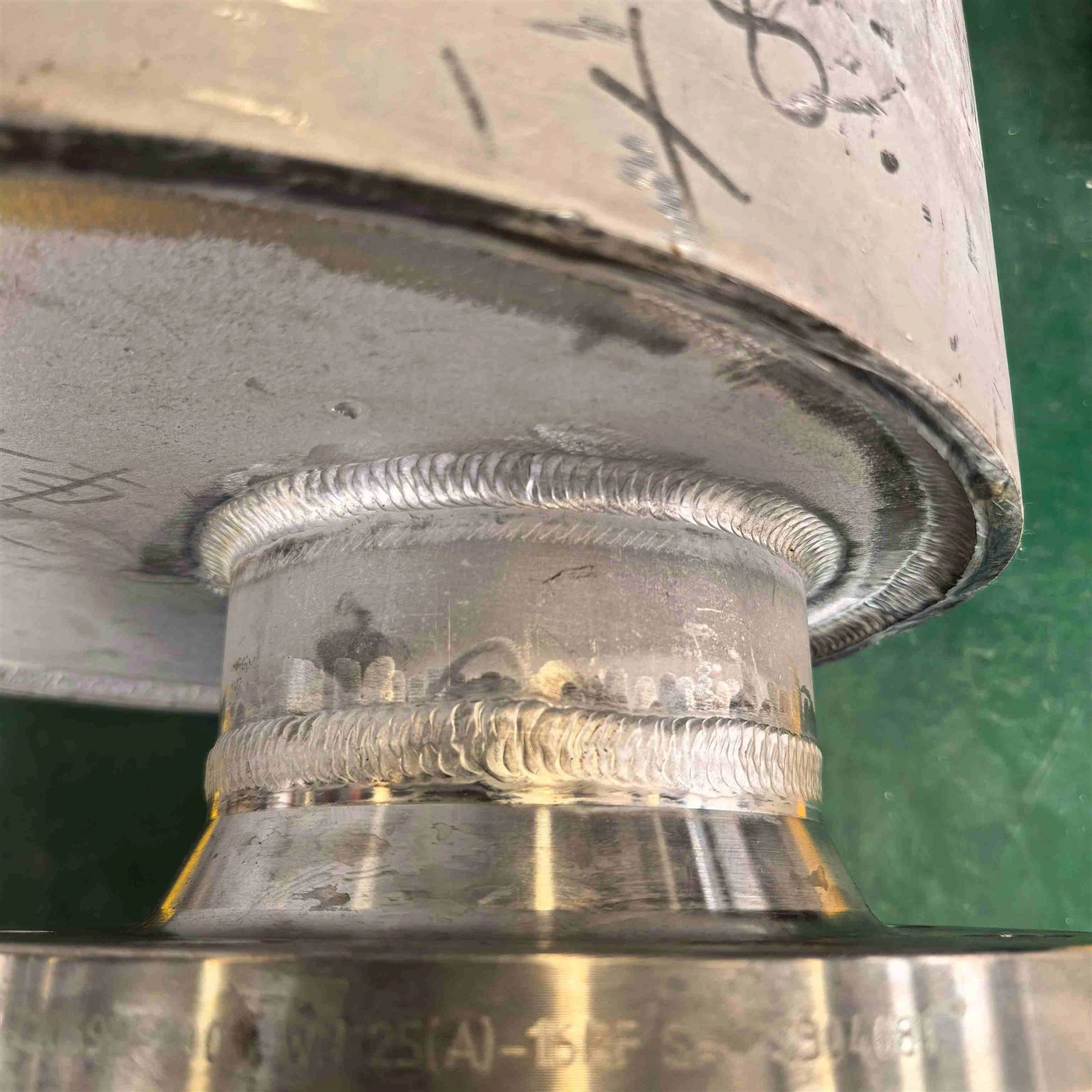 heat exchanger nozzle weld seam heat exchanger nozzle weld seam