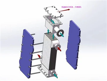 Semi-Welded Plate Heat Exchanger For Oil Industy